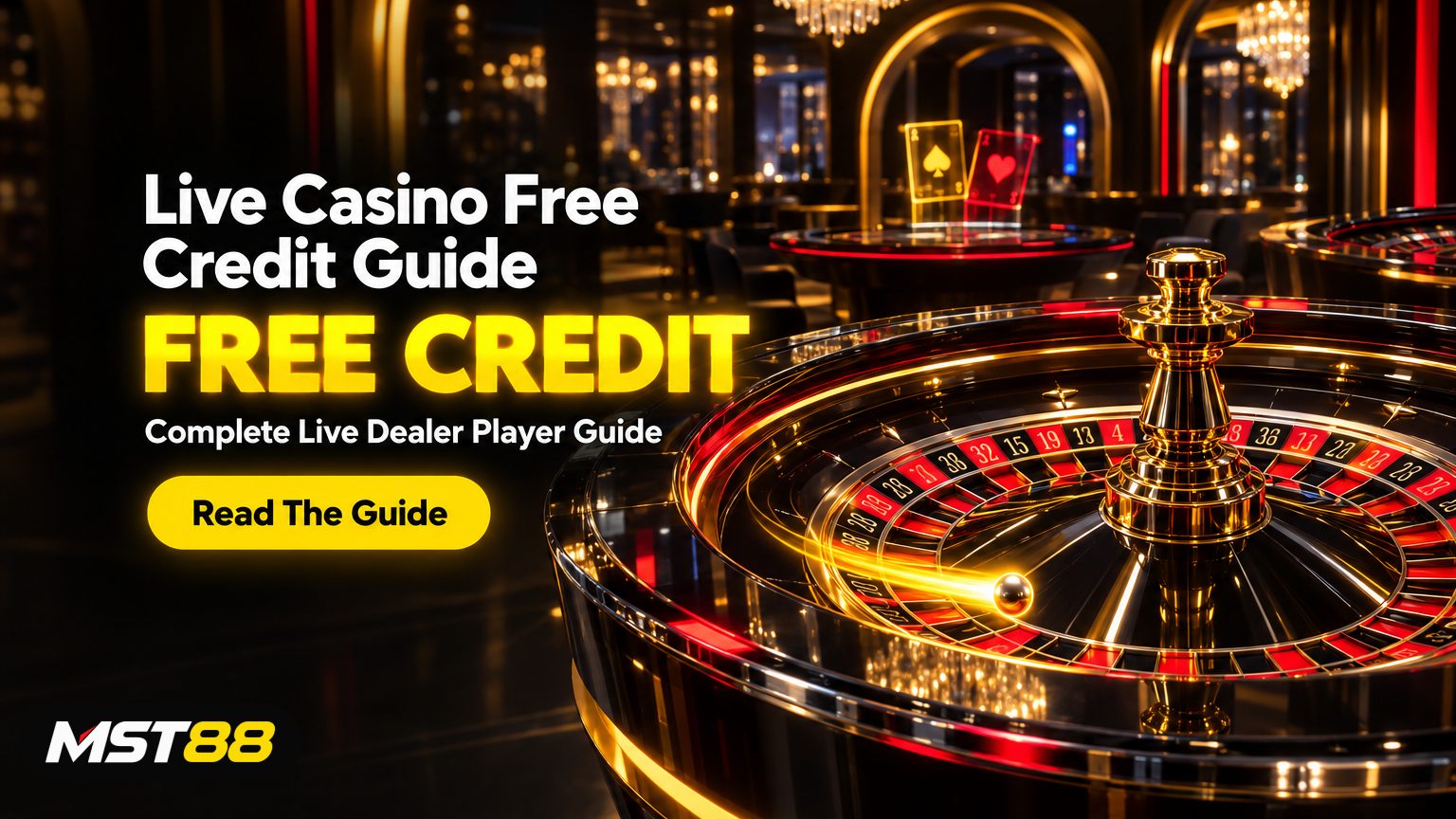 Live Casino Malaysia Free Credit: Guide at MST88