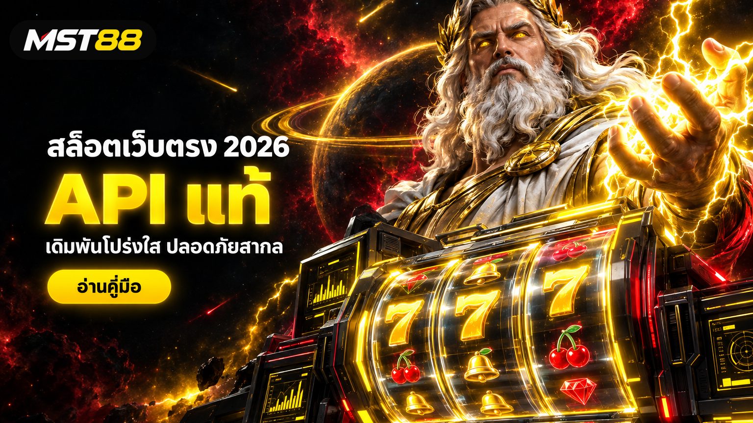 สล็อตเว็บตรงไม่ผ่านเอเย่นต์ 2026 ระบบ API แท้ที่ MST88